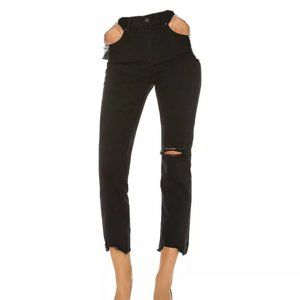 NWOT Levi’s 724 High Rise Straight Crop in Black